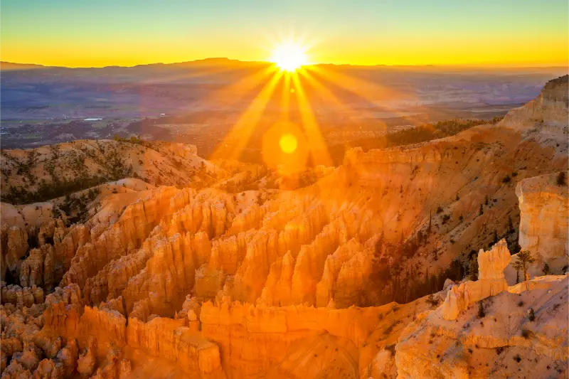 Amphitheater Inspiration Point Bryce Canyon National Park Utah USA
