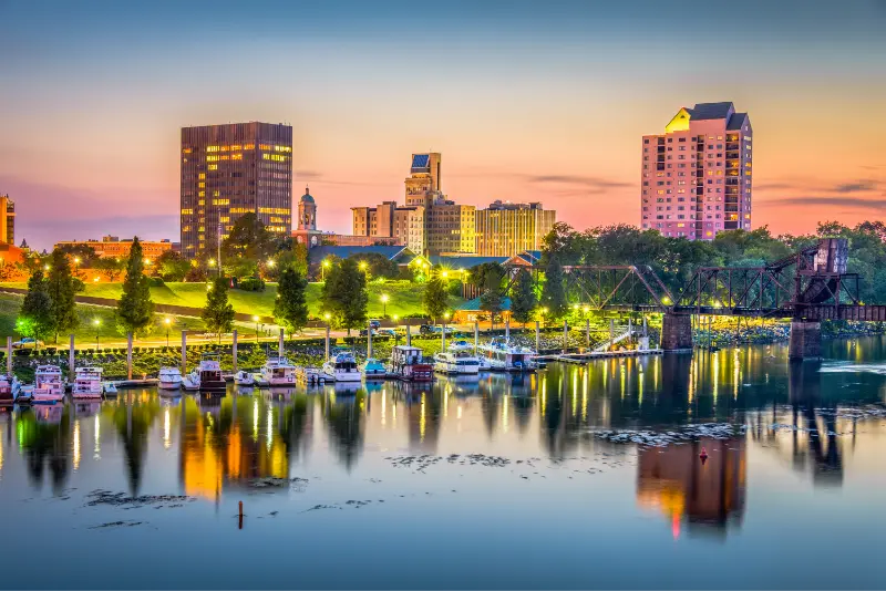 Augusta Georgia USA Skyline