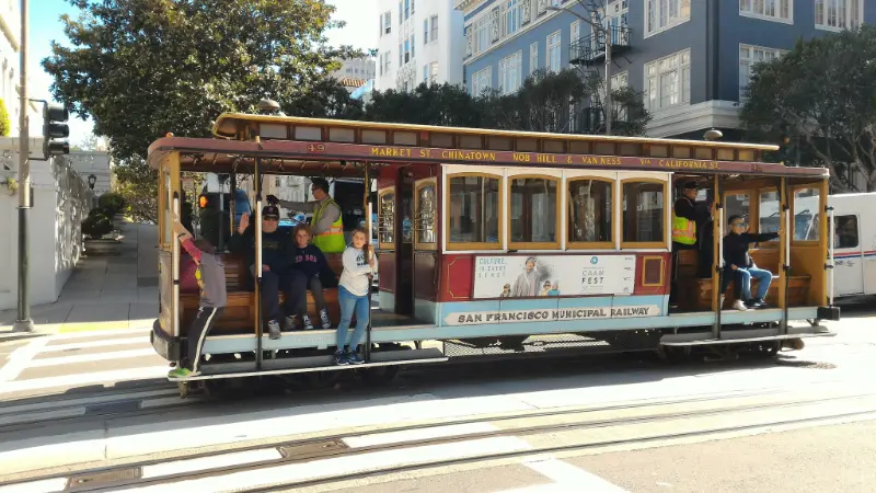 California Street Cable Car Number 49 San Francisco