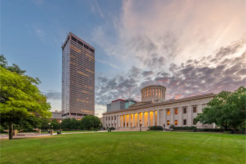 Columbus Ohio USA Downtown Square