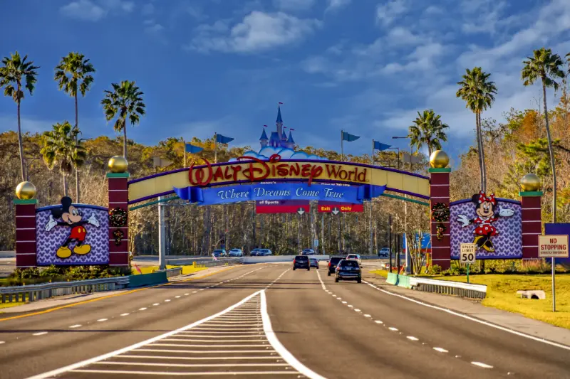 Entrance Walt Disney World Orlando Florida