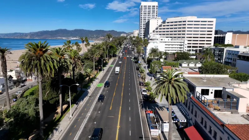 Pacific Highway Santa Monica Los Angeles USA
