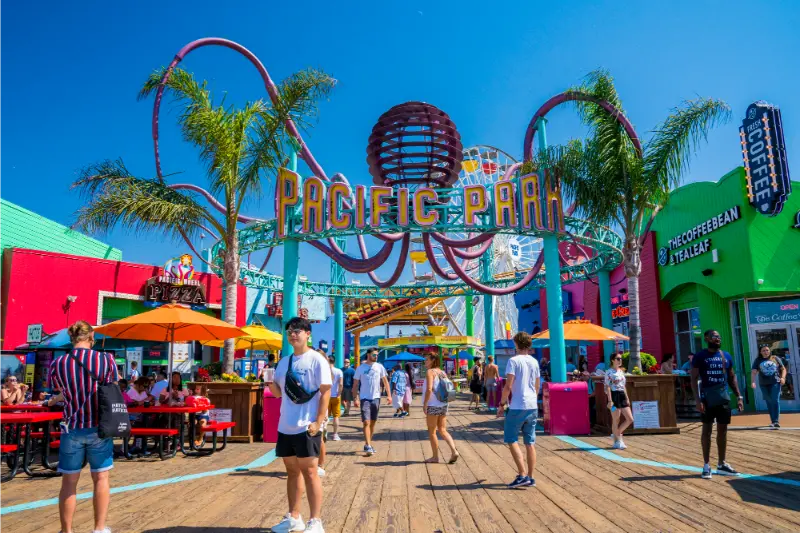 Pacific Park Pier Santa Monica California USA