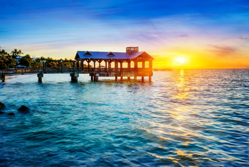 Pier Beach Key West Florida USA