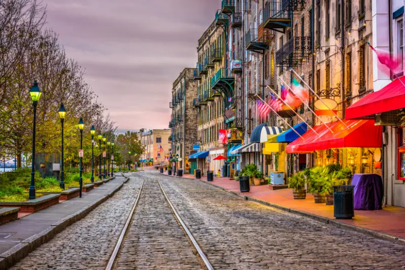 River Street Savannah Georgia USA