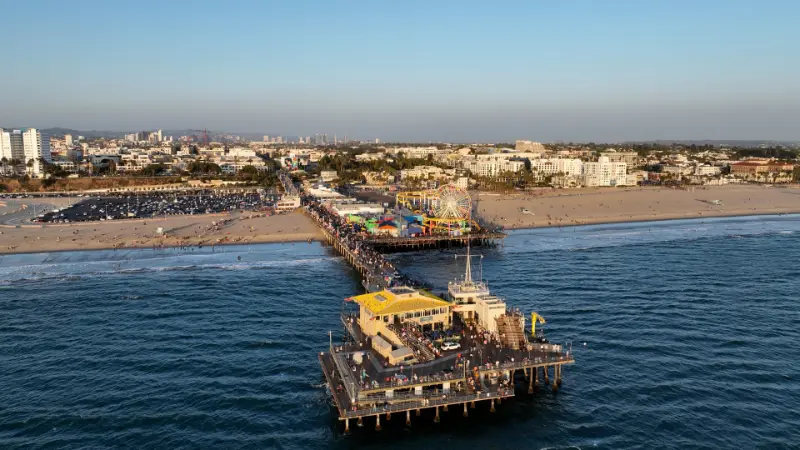 Santa Monica Pier Los Angeles California USA