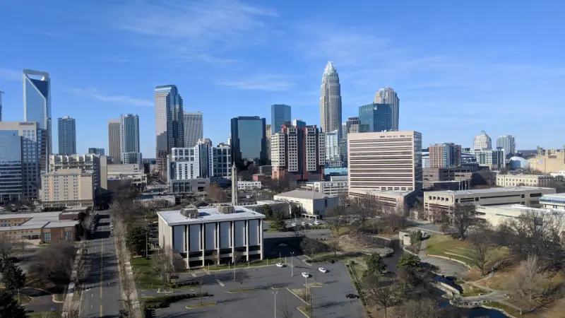 Skyline City Charlotte North Carolina USA