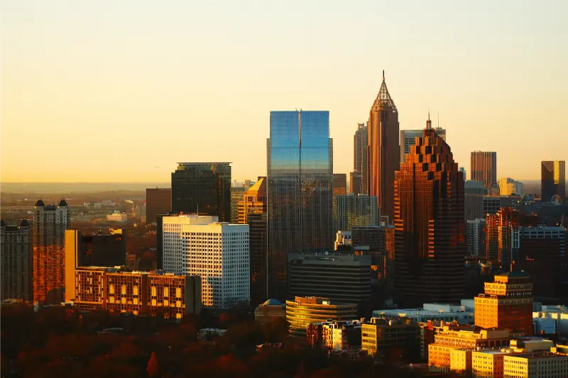 Skyline Midtown Atlanta Georgia USA