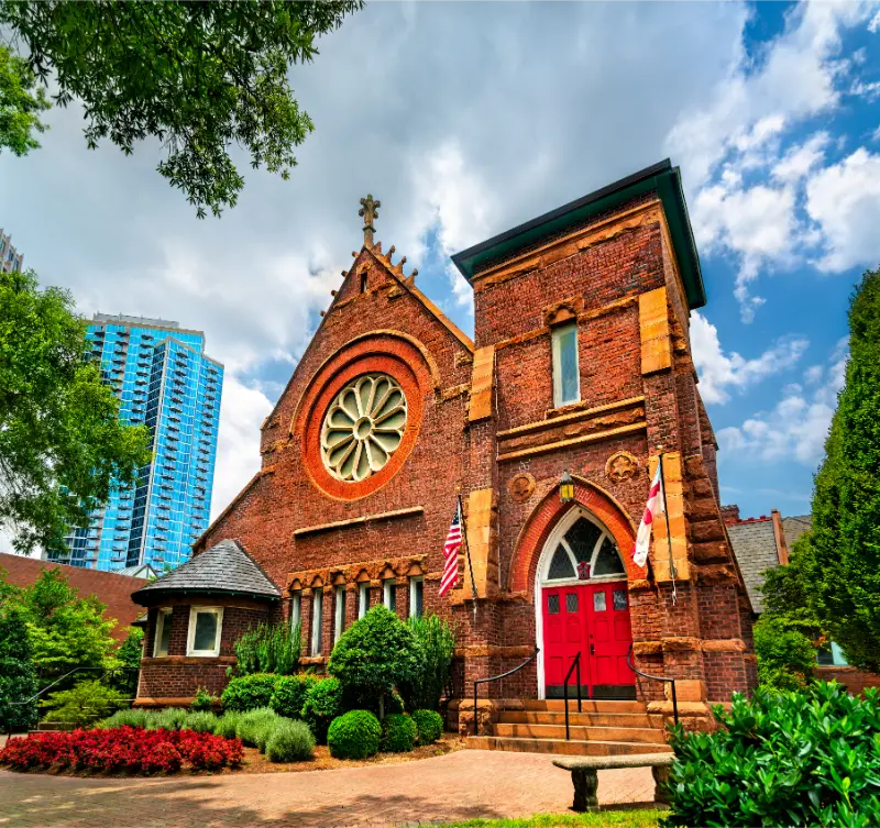 St Peters Episcopal Church Uptown Charlotte North Carolina USA